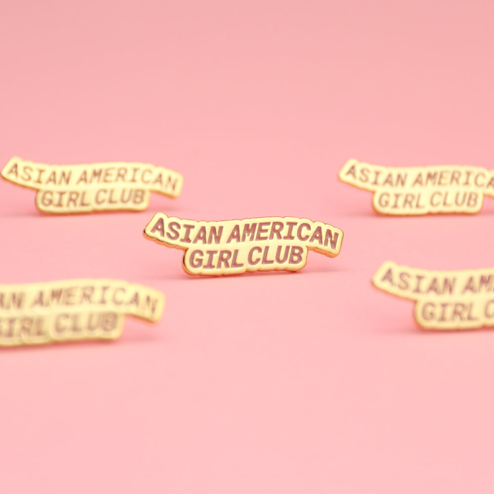 Asian American Girl Club Pin